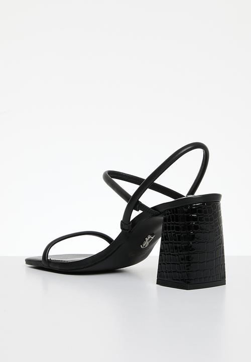 Steve Madden - Kosmo block heel - black leather