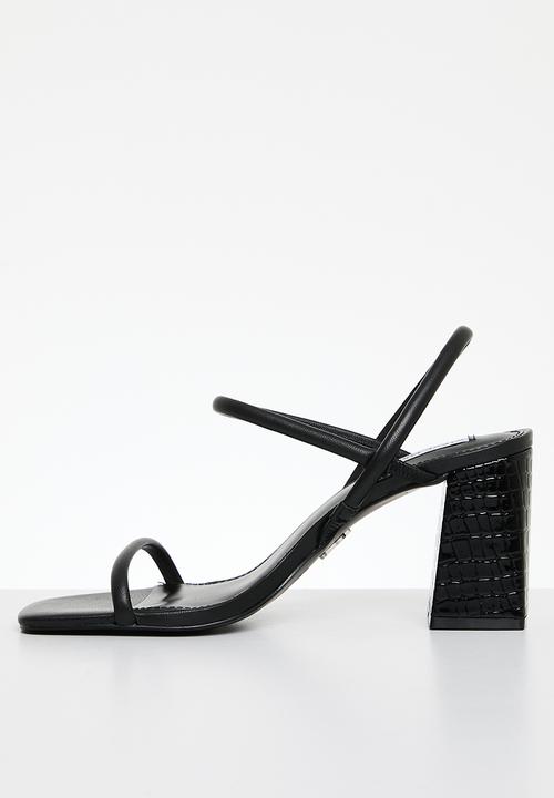Steve Madden - Kosmo block heel - black leather