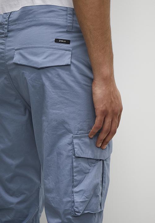 Superbalist - Venice 1 up cargo utility pant - dusty blue