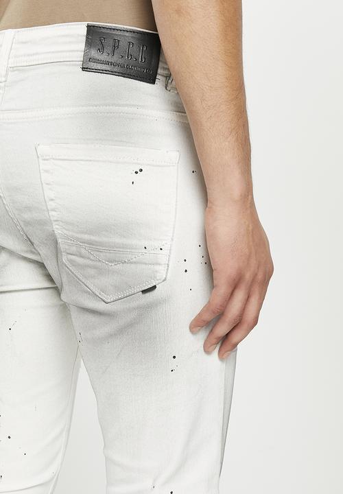 S.P.C.C - Ashfall jeans - optical white