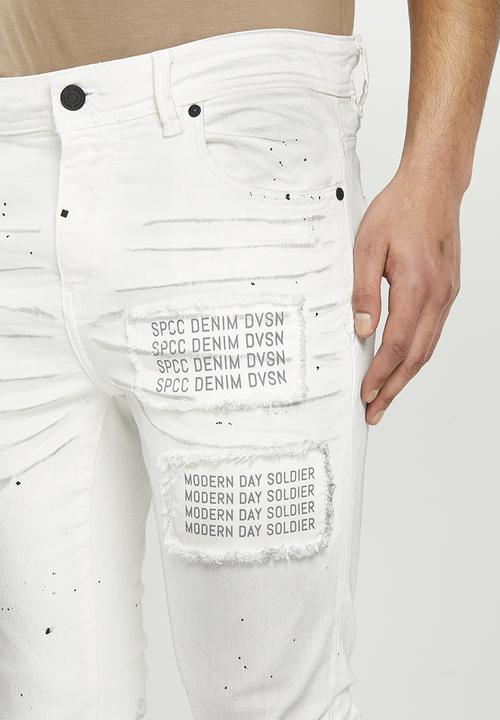 S.P.C.C - Ashfall jeans - optical white
