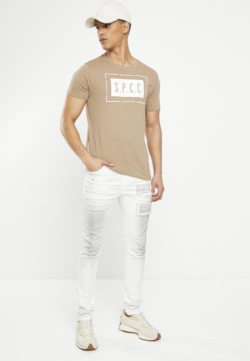 S.P.C.C - Ashfall jeans - optical white