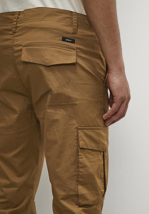 Superbalist - Venice 1 up cargo utility pant - brown