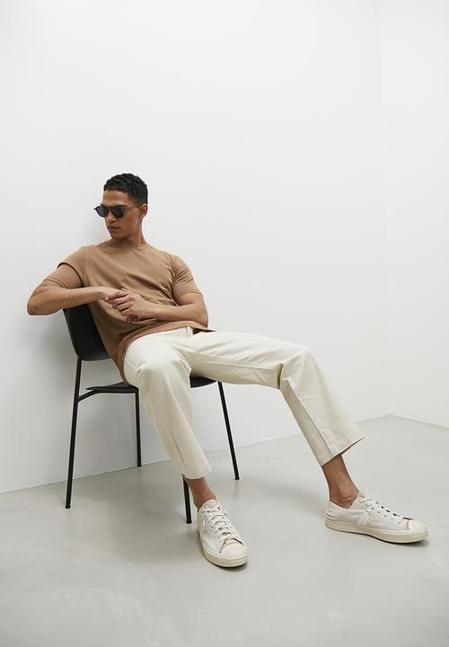 Superbalist - Declan drawcord elasticated chino pant - stone