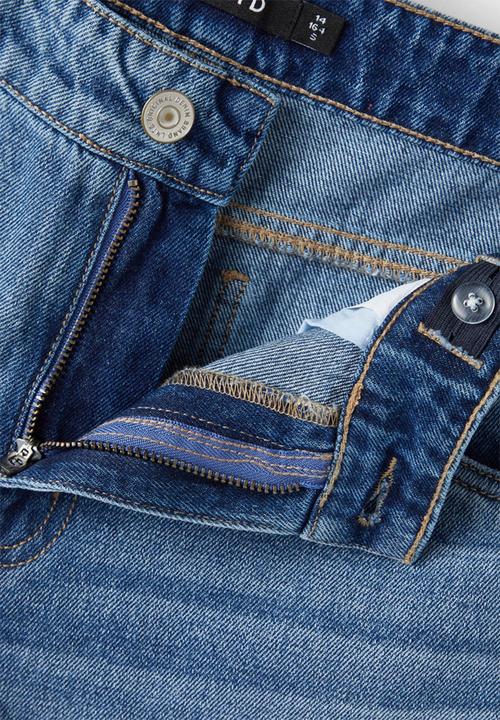 Name It - Nlmtizza dnm des dad pant - medium blue denim