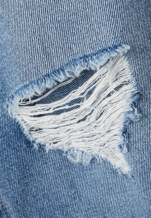 Name It - Nlmtizza dnm des dad pant - medium blue denim