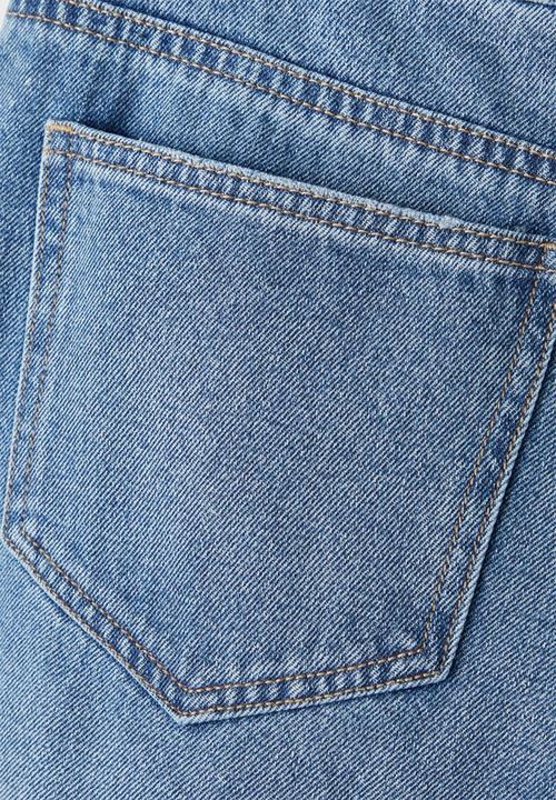 Name It - Nlmtizza dnm des dad pant - medium blue denim