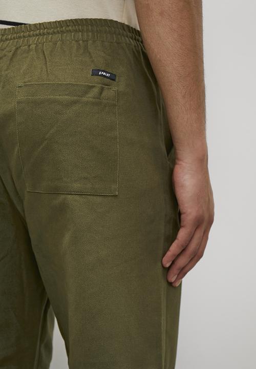 Superbalist - Declan drawcord elasticated chino pant - khaki