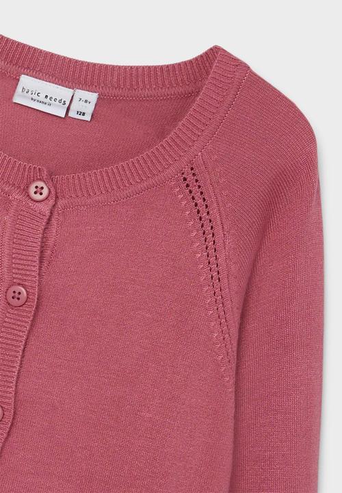 Name It - Nkfvioni ls knit card ll - rose wine