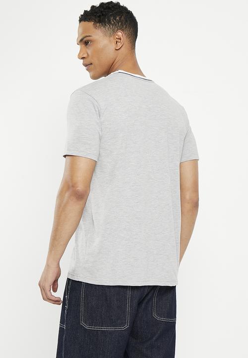 Lee  - Flag club t - grey melange