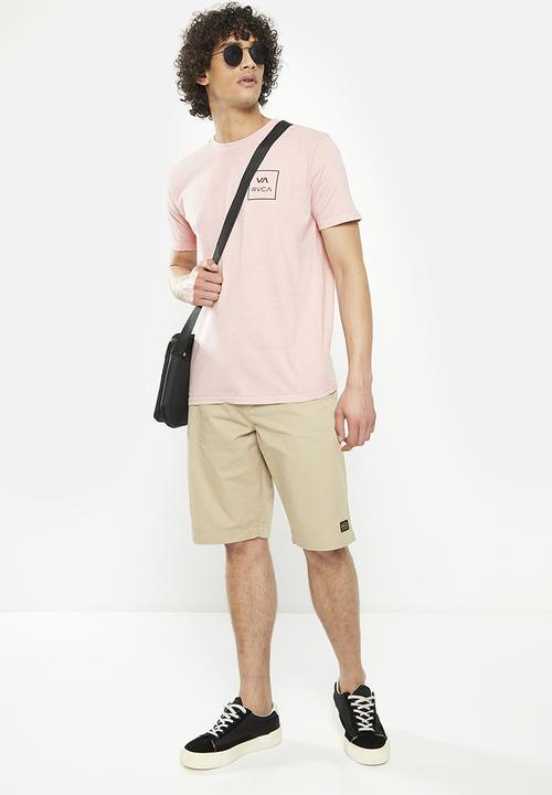 RVCA - Va all the way short sleeve - pale mauve