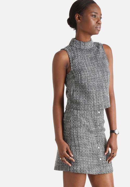 Vero Moda - Sasha Tweed Collar Top