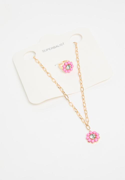 Superbalist - Andrea jewellery set - pink