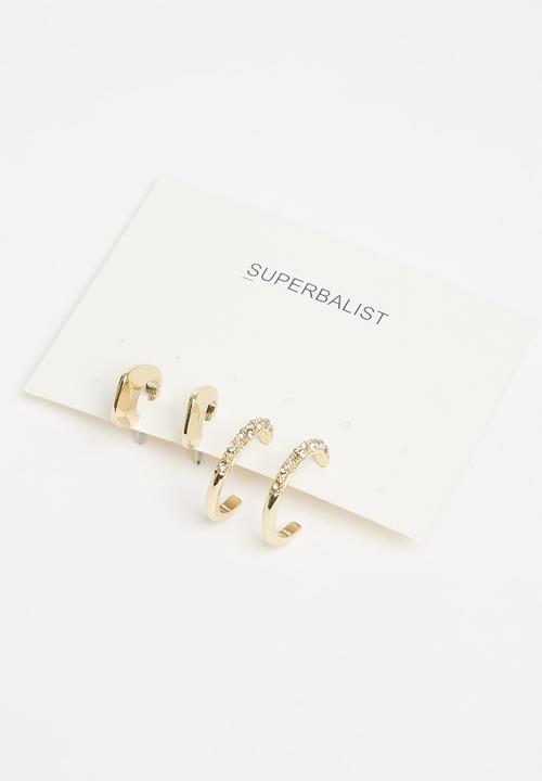 Superbalist - Bonnie earring pack - gold