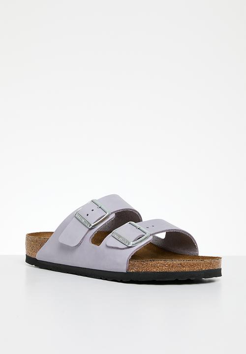Birkenstock - Arizona sfb soft nubuck regular - purple fog