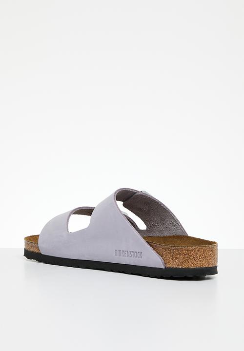 Birkenstock - Arizona sfb soft nubuck regular - purple fog