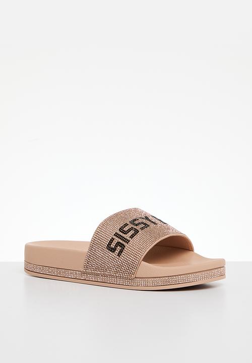 SISSY BOY - Bling slide - rose gold