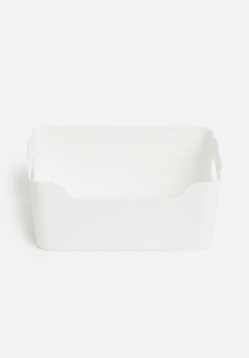 Storage Solutions - Pull organiser small - white