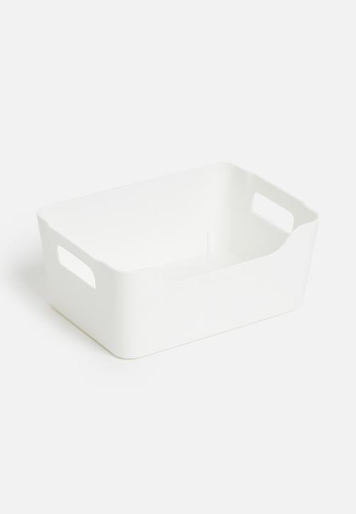 Storage Solutions - Pull organiser small - white