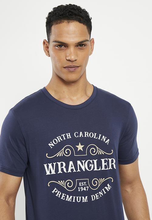 Wrangler - North carolina tee - dark navy
