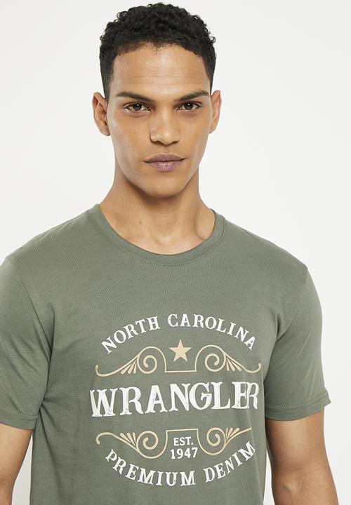 Wrangler - North carolina tee - forest