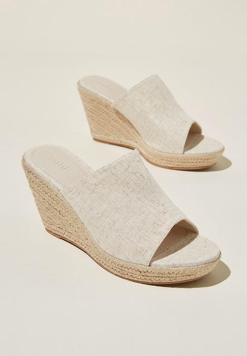 Cotton On - Zoey espadrille mule - neutral 