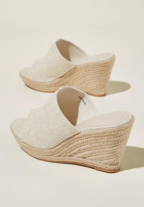 Cotton On - Zoey espadrille mule - neutral 