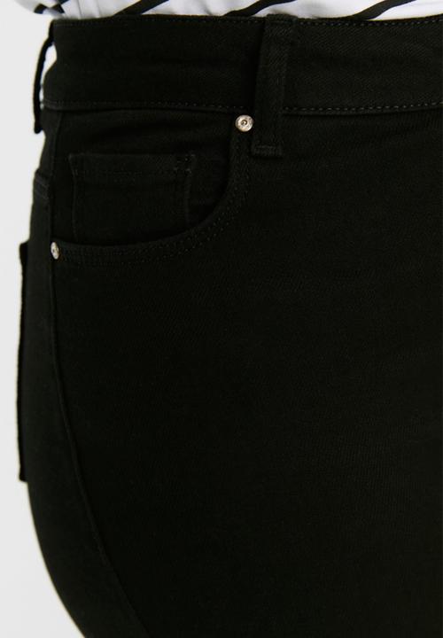 Trendyol - Plus skinny high rise jean - black