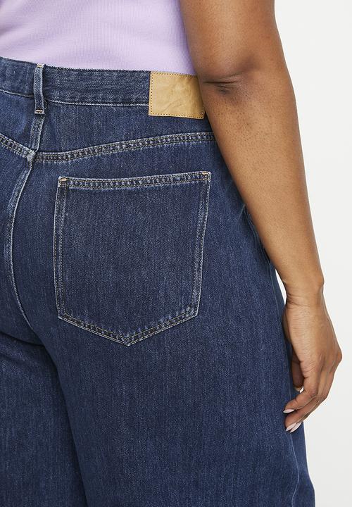 Cotton On - Plus super wide leg jean - tide blue