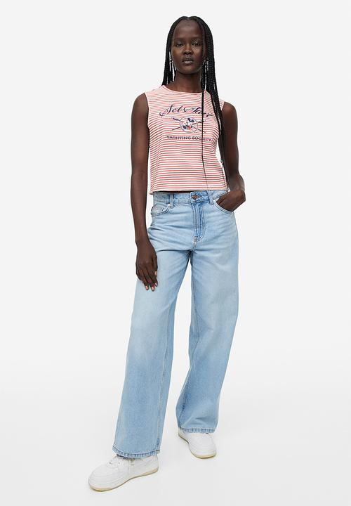 H&M - Printed vest top - red/mickey mouse 