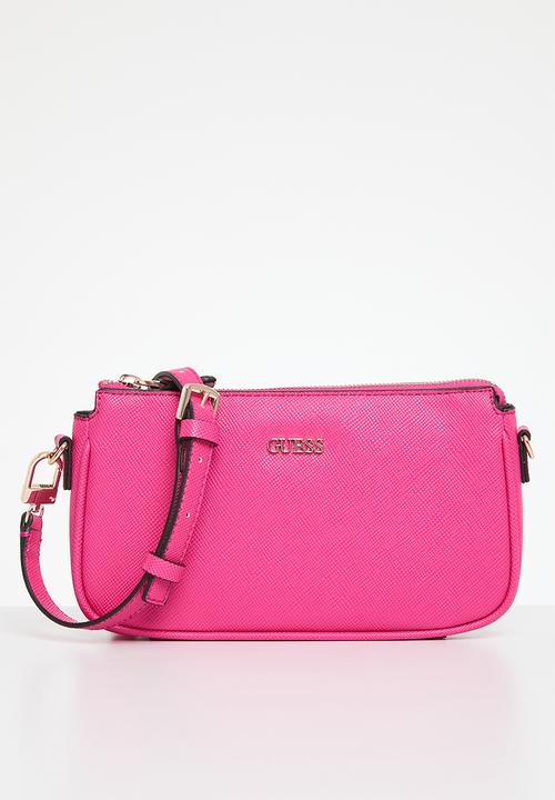 GUESS - Noelle dbl pouch crossbody - watermelon 