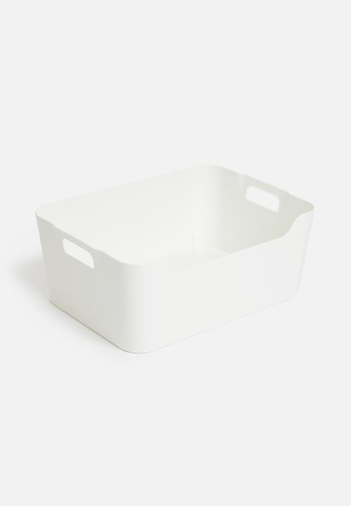 Storage Solutions - Pull organiser large - white