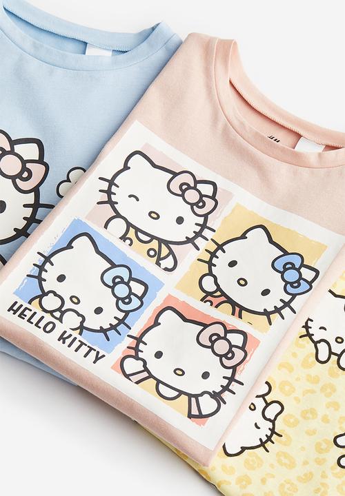 H&M - 3-pack printed jersey tops - multi
