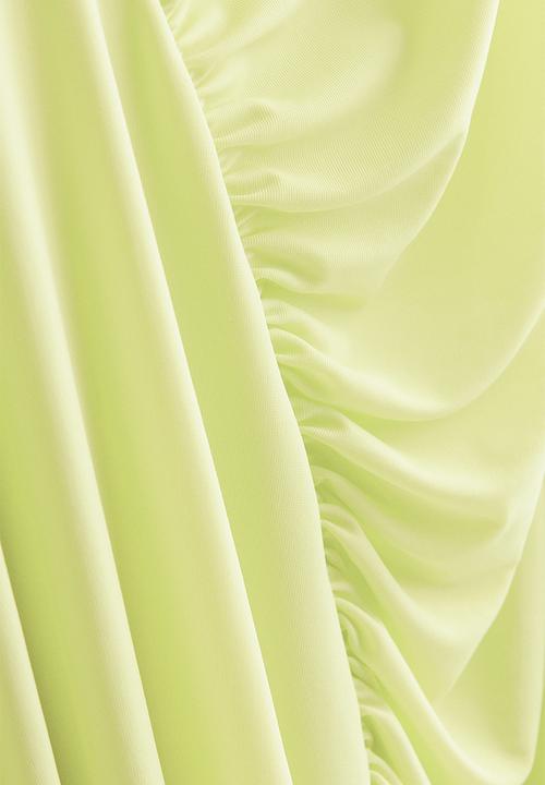 H&M - Asymmetric jersey dress - green