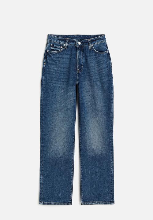 H&M - Curvy fit vintage mom ultra high jeans - blue