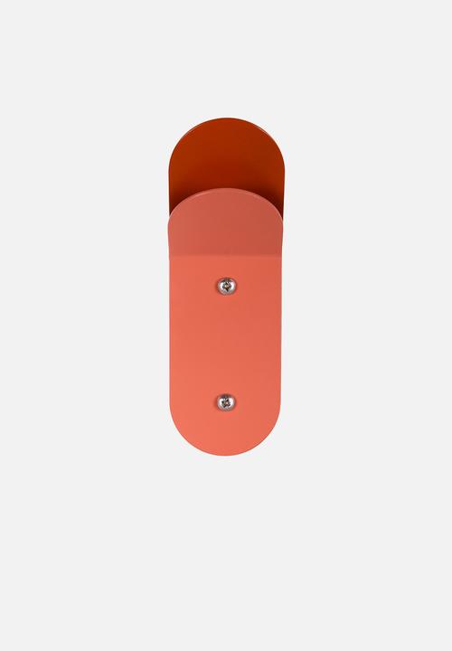 Popstrukt - Wall hook stack 3 pack - terracotta