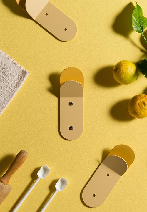 Popstrukt - Wall hook stack 3 pack - butter
