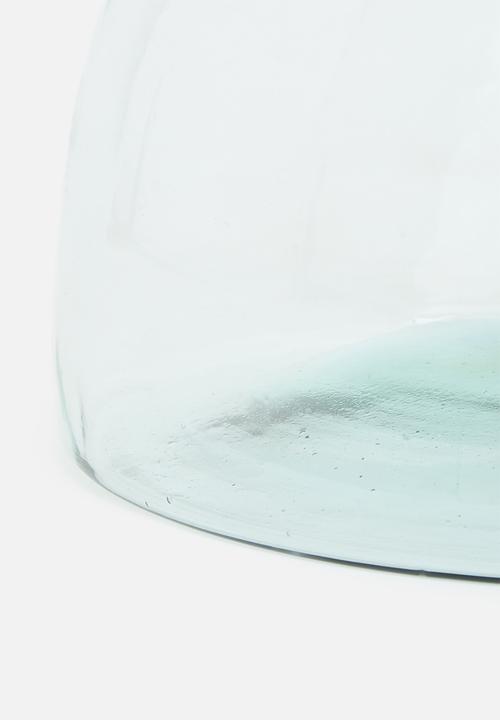 H&S - Terra recycled glass vase - clear