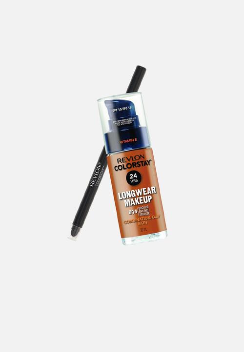 Revlon - ColorStay Longwear Combination/Oily Makeup & Eyeliner Special Offer - Bronze