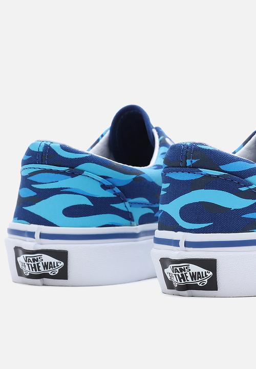 Vans - Uy era -  flame camo blue & black
