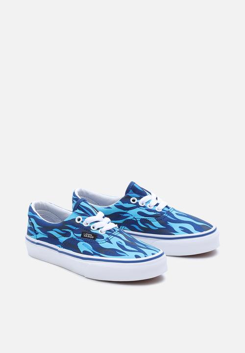 Vans - Uy era -  flame camo blue & black