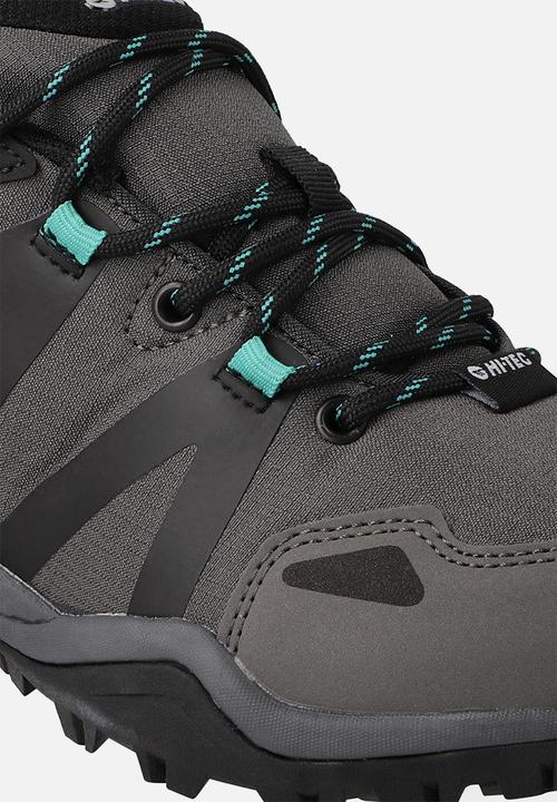 Hi-Tec - Ares w - black charcoal & mint