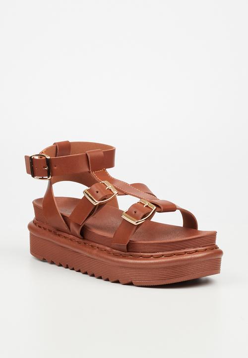 Rock & Co - Rouge 3 flatform - chocolate