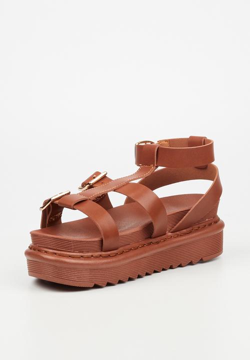 Rock & Co - Rouge 3 flatform - chocolate