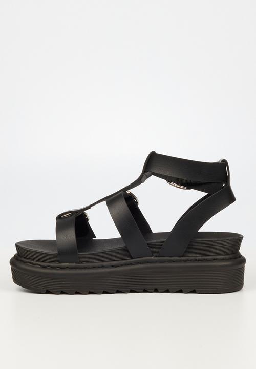 Rock & Co - Rouge 3 flatform - black