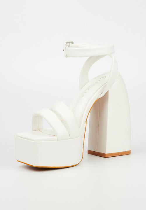 Rock & Co - Macho 1 platform heel - white