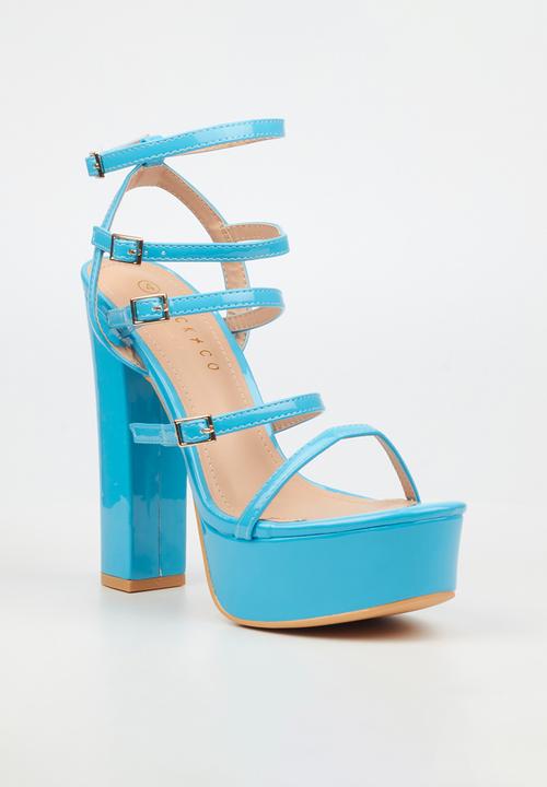 Rock & Co - Monsoon 4 platform heel - blue