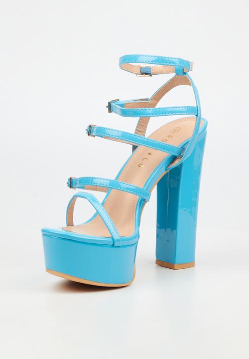 Rock & Co - Monsoon 4 platform heel - blue