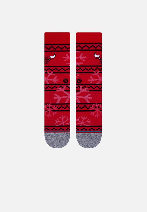 Stance Socks - Bulls frosted 2 - nba - red