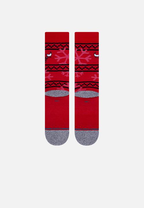 Stance Socks - Bulls frosted 2 - nba - red
